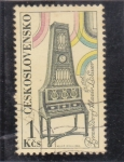 Stamps Czechoslovakia -  reloj