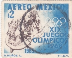 Stamps Mexico -  JUEGOS OLÍMPICOS 