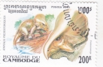 Stamps Cambodia -  FAUNA PREHISTÓRICA -