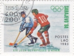 Stamps Laos -  JUEGOS OLÍMPICOS DE INVIERNO SARAJEVO'84