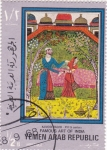 Stamps : Asia : Yemen :  ARTE INDÚ