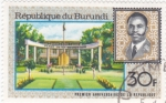 Stamps : Africa : Burundi :  primer aniversario de la República