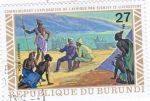 Stamps : Africa : Burundi :  Stanley y Livingstone