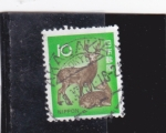 Stamps : Asia : Japan :  ciervos