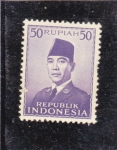 Stamps Indonesia -  PRESIDENTE SUKARNO