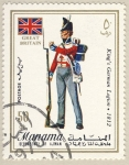 Stamps Bahrain -  uniformes britanicos