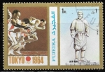 Sellos de Asia - Emiratos �rabes Unidos -  Juegos Olimpicos Tokyo 1964