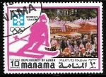 Stamps : Asia : Bahrain :  Juegos Olimpicos de Invierno 1972 - Sapporo