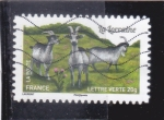 Sellos de Europa - Francia -  cabras