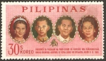 Stamps Philippines -  Visita de la familia real de Tahilandia