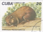 Stamps Cuba -  ANIMALES PREHISTÓRICOS