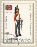 Stamps Bahrain -  uniformes britanicos