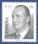 Stamps : Europe : Spain :  Edifil 3861 Serie básica 4 Juan Carlos I 0,50