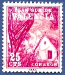 Stamps Spain -  Edifil Valencia 3 V03 Plan Sur de Valencia 0,25 (2)