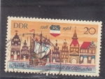 Stamps Germany -  750 aniversario ROSTOCK