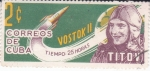 Stamps Cuba -  AERONÁUTICA- VOSTOK II