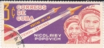 Stamps Cuba -  AERONÁUTICA- VOSTOK III y IV