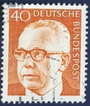 Sellos de Europa - Alemania -  Dr. H.C. Gustav Heinemann (1899-1976), 3rd Federal President