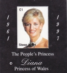 Stamps United Kingdom -  DIANA PRINCESA DE GALES