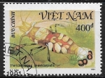 Stamps Vietnam -  Crustaceos - Periclimenes brevicarpalis