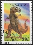 Stamps Tanzania -  Animales prehistoricos - Tyrannosaurus Rex