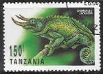 Stamps Tanzania -  Animales prehistoricos - Chamaeleo