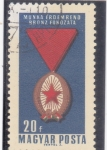 Stamps Hungary -  medalla