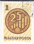 Stamps : Europe : Hungary :  25 Aniversario de la Economía Nacional Planificada