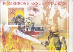 Sellos del Mundo : Asia : Guinea_Bissau : bombero