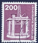Stamps Germany -  Plataforma marina