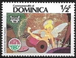 Stamps Dominica -  Dibujos animados - Piter Pan