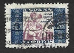 Stamps Spain -  Edif1 - Alegoría Infantil (BENEFICIENCIA)
