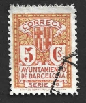 Stamps Spain -  Edif10 - Escudo de la Ciudad de Barcelona (BARCELONA)