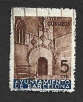  de Europa - Espa�a -  Edif13 - Puerta Gótica del Ayuntamiento (BARCELONA)
