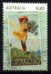 Sellos de Oceania - Australia -  serie- Edad de oro carteles publicitarios
