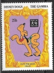 Stamps Africa - Gambia -  Dibujos animados - Pluto