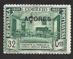 Stamps Portugal -  PT-AZ 245 - Centenario del Nacimiento de Camilo Castelo Branco (AZORES)