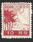 Stamps Japan -  334 - Mapa de la Gran Asia Oriental