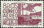 Stamps : America : Mexico :  New sports center at the University City, Mexico City