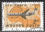 Stamps Hungary -  Aviones -Iluyshin II-62M (CSA)