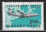 Sellos de Europa - Hungr�a -  Aviones -Airbus Industrie A300B4 (Lufthansa) 