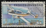 Sellos de Europa - Checoslovaquia -  Aviones - Aerotaxi L-200
