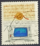 Stamps Germany -  Documento medieval/ordenador