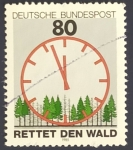 Stamps Germany -  Salvar los bosques