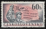 Stamps Czechoslovakia -  Hombre con farol