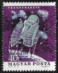 Stamps Hungary -  Espacio - Venera 1 Spacecraft