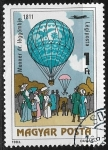 Sellos de Europa - Hungr�a -  Dr. Menner's Air Balloon, 1811