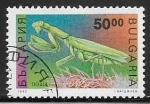 Stamps Bulgaria -  Insectos - European Mantis 