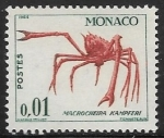 Stamps : Europe : Monaco :  Cangrejo - Macrocheira kaempferi