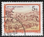 Stamps Austria -  Paisaje - Benedictine Monastery St. Paul, Lavanttal